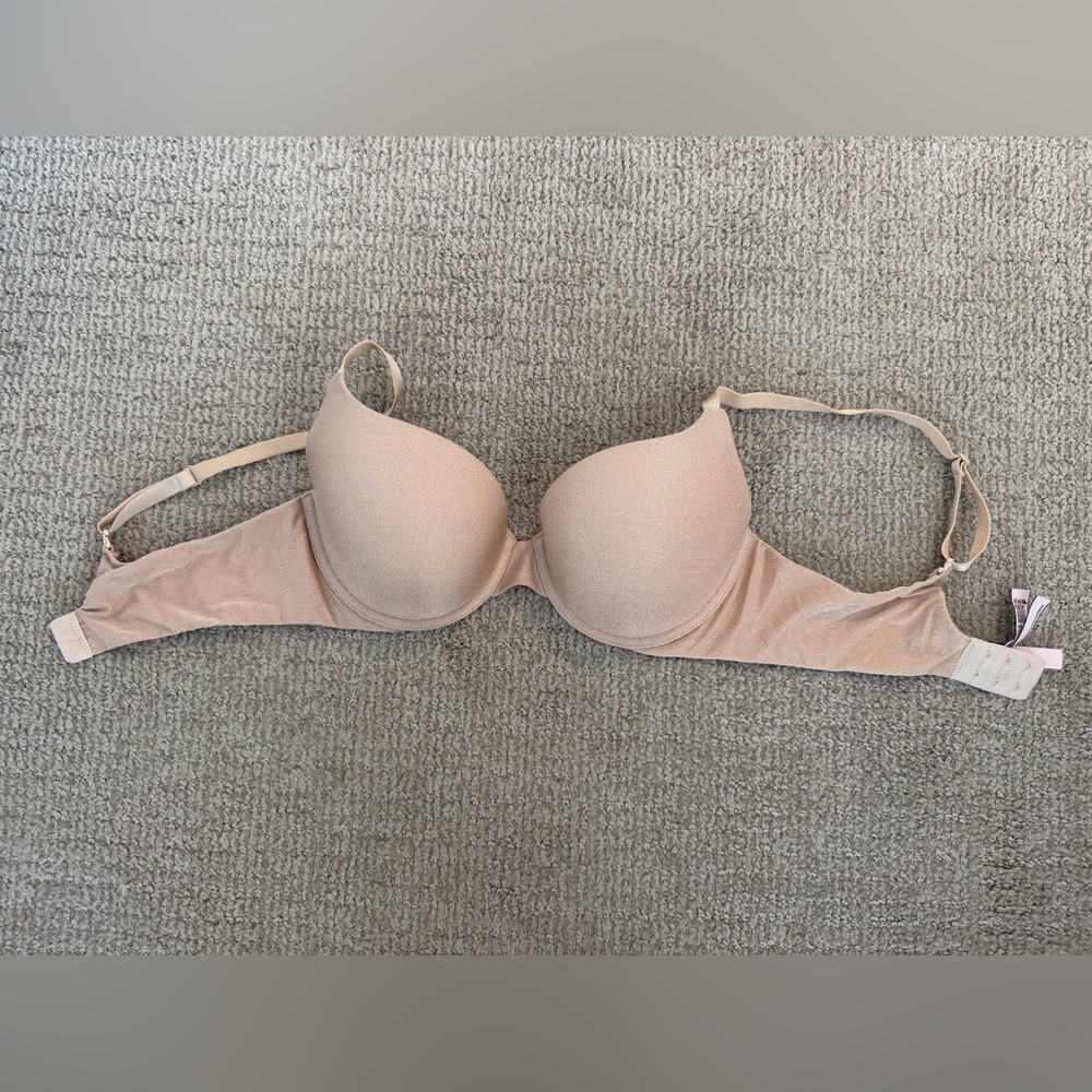Victoria’s Secret Nude Shimmer Push Up Bra